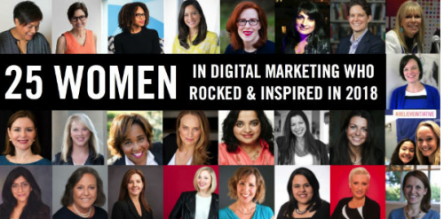 25 Women Who Influenced Digital Marketing in 2018