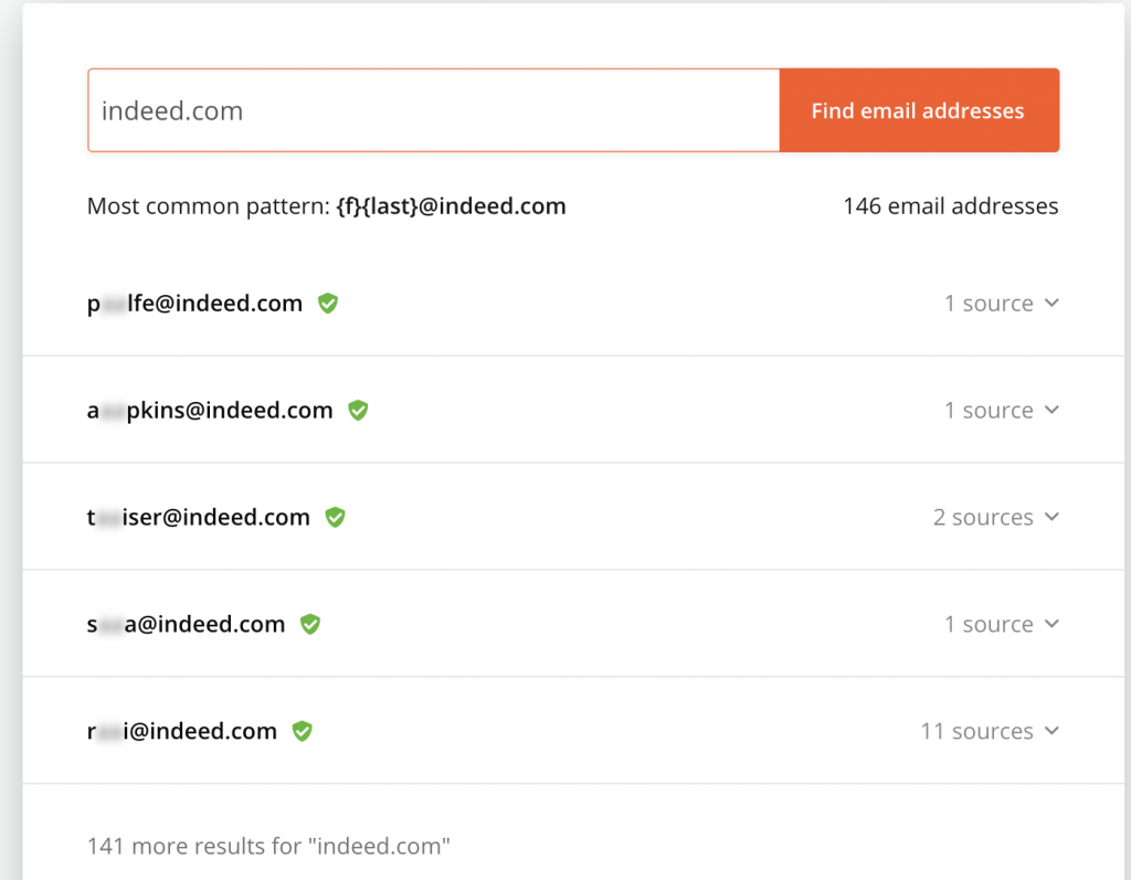 Email Hunter helps you find email formats for companies or people.

